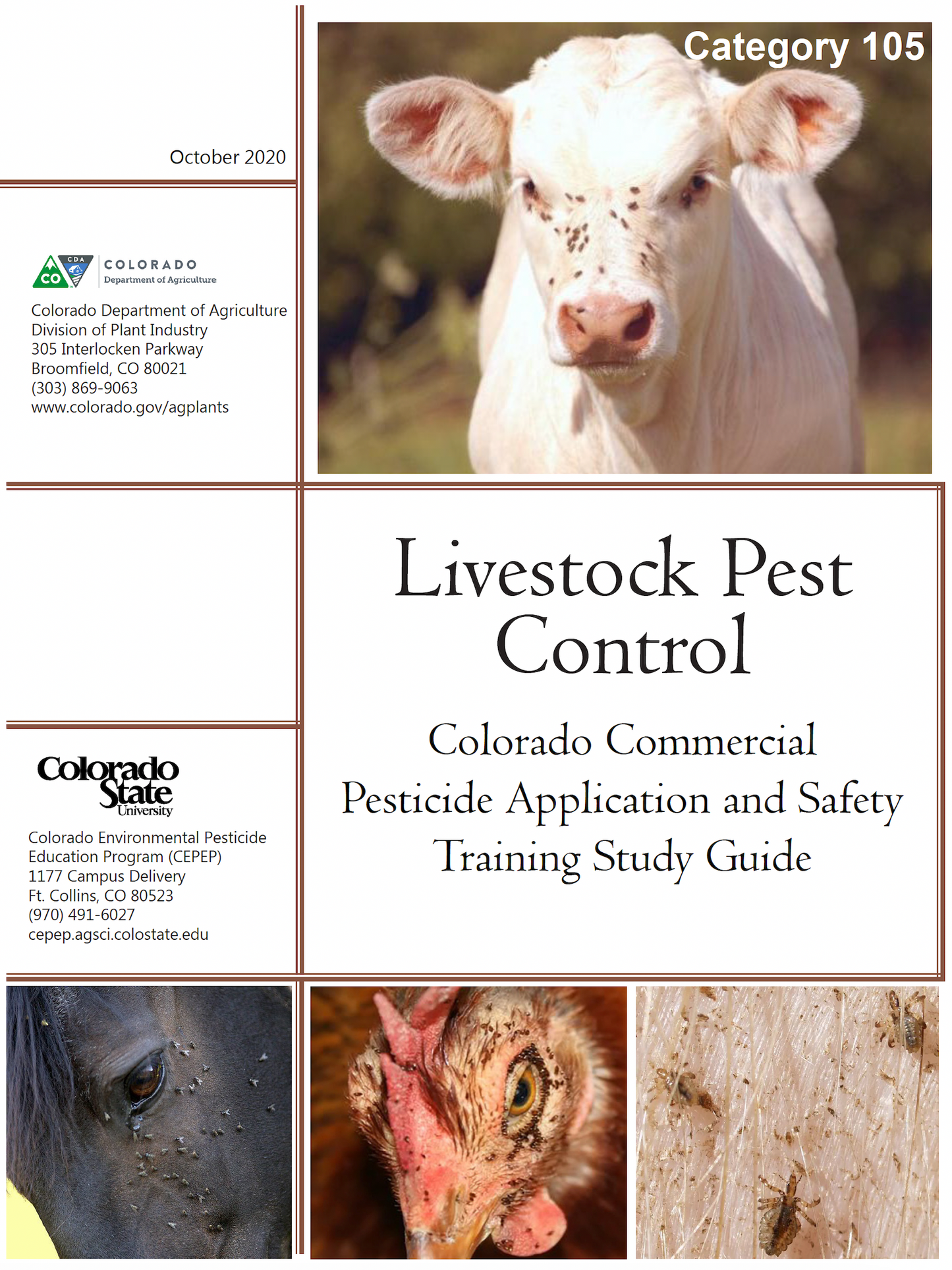 Category 105: Livestock Pest Control (2020)