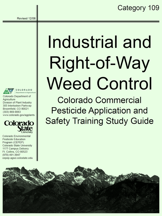 Cat 109 Category 109: Industrial and Right of Way Weed Control (2006) – CEPEP Store
