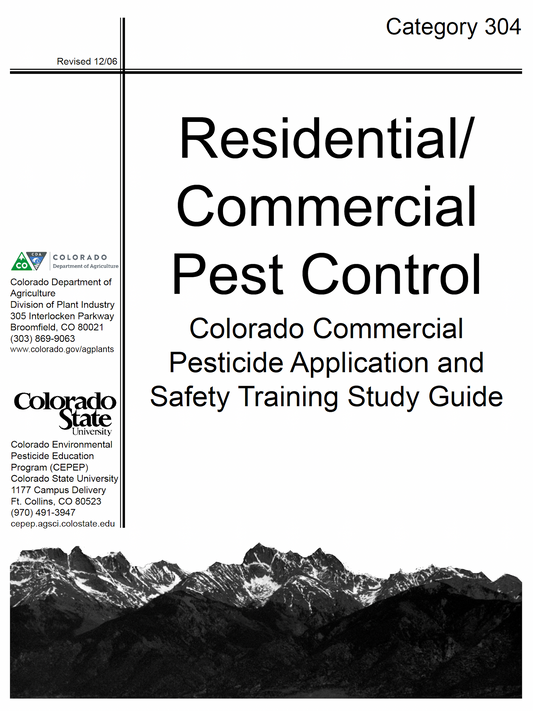 Category 304: Residential/Commercial Pest Control (2006)