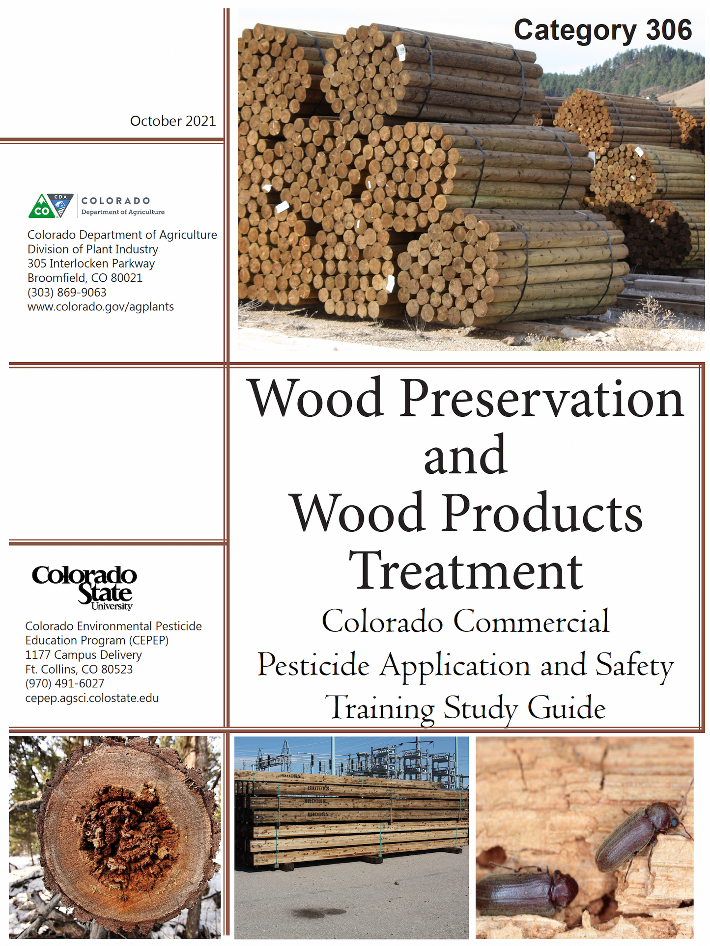 Category 306: Wood Preservation and Wood Treatment (2021)